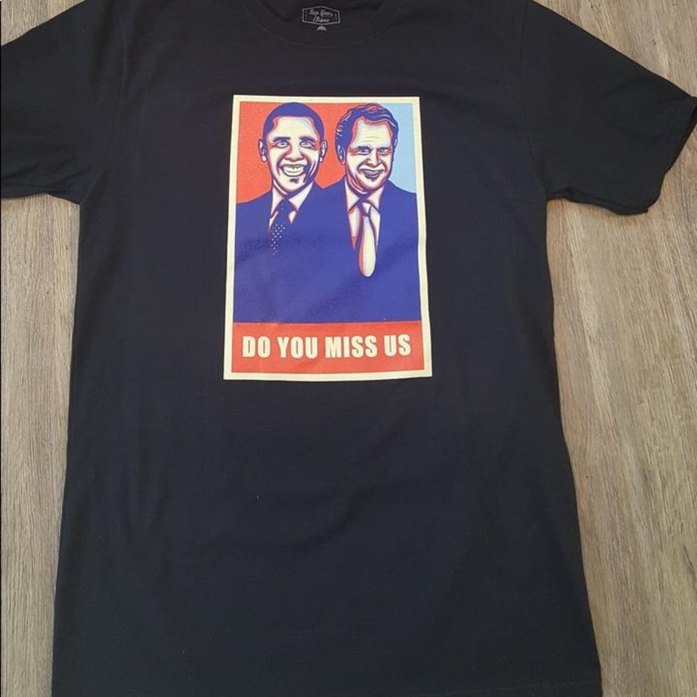 "Do You Miss Us" - Bush / Obama - Uni-sex t-shirt